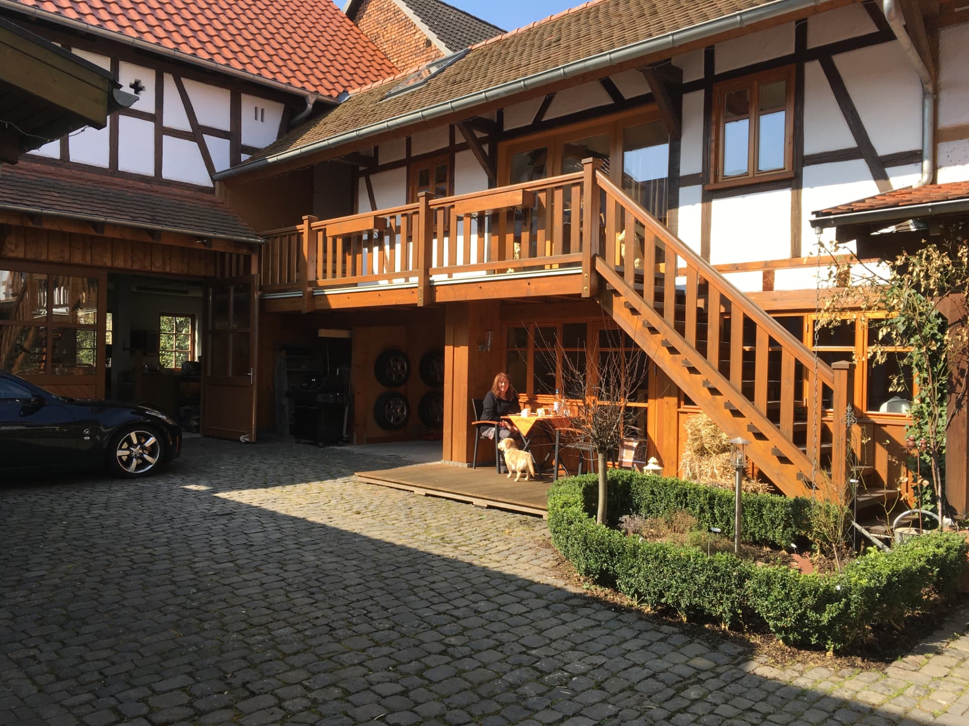 Die Werkstatt von Der Treppenschreiner – traditionelles Fachwerkhaus